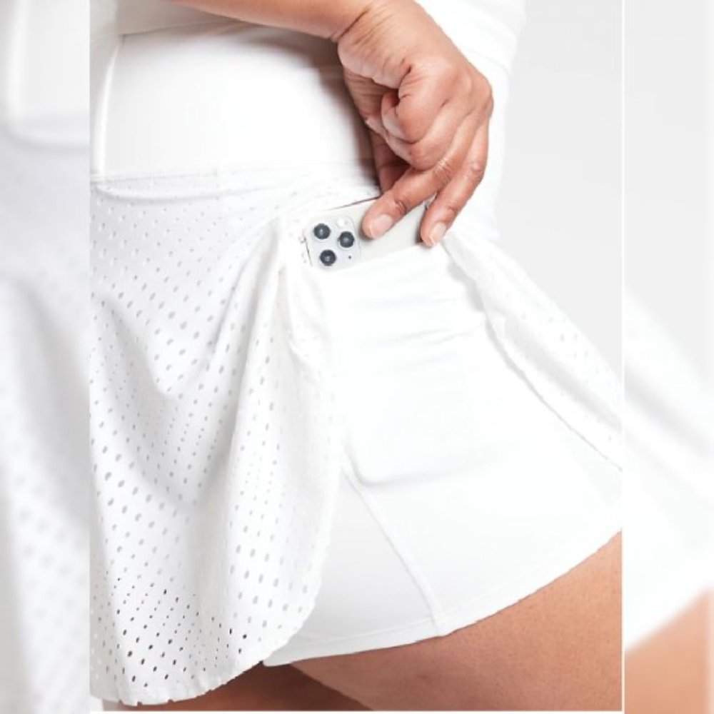 Athleta A-Game Skort 14" White - Picture 3 of 11